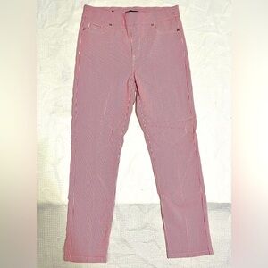 Mario Serrani Italy Striped Pink Pants Women’s Sz Small